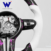 Convient pour BMW F1M3 M4 M5 M6 F10 F15 F20 F22 F25 F30 F31 F32 F36 F80 F81 E70 E90 X1 X3 X4 X5, fibre de carbone forgée florale violette