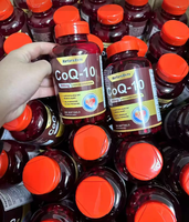Private Label Vegan Hartgezondheid Ondersteuning Sinaasappel Smaak 100mg Co-enzym Q10 Softgel Capsules Antioxidanten Ondersteuning Celenergie