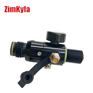 Regulador de CO2 ZimaKyfa para Tanque, 4500psi/1800psi, Aleación de Aluminio, Negro, Rosca de Entrada 5/8-18UNF - Product Image 3