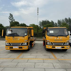 Camión de remolque plano para operaciones de remolque y demolición Escenas de accidentes - Product Image 5