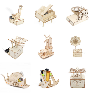 Eco-friendly Wood Crafts Assembly Diy Kit School Stem Educational Science Engineering Toys Laser Cut 3D Wooden <strong>Puzzle</strong> For Kids - Product Image 5