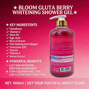 โออีเอ็ม เนเชอรัล กลูต้า เบอร์รี่ ไวท์เทนนิ่ง แอนตี้ริงเคิล มอยส์เจอไรซิ่ง บอดี้ ชาวเวอร์ เจล ทำความสะอาดล้ำลึก บำรุงผิว ซูเปอร์แอนตี้ออกซิแดนท์ - Product Image 6