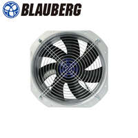 Ventilateur axial DC Blauberg 24V 1080m/h à roulement à billes ODM CE 3C pour l'extraction de fumée et de gaz incendieux, haute performance, durable
