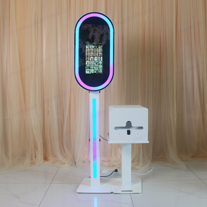 Cabina DE FOTOS DSLR con soporte para impresora y cubierta, espejo de pantalla táctil, cabina de fotos para fiestas, impresión en redes sociales, Kit de cabina de fotos para compartir - Product Image 5