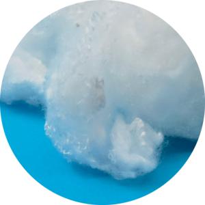 Microfibre de polyester de type duvet 0.8D*38mm pour le rembourrage - Product Image 3