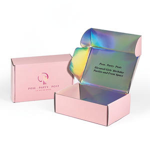 Free Sample / Custom Logo Paper Boxes Cosmetic Packaging Personalised Print Luxury Design Black Self Adhesive Zipper Tear Postal