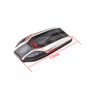 Éclairage d'ambiance en forme de bouclier, sensible au toucher, à changement de couleur, 12V 240W, pour modification de l'éclairage intérieur de voiture - Product Image 3