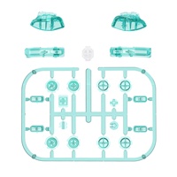 EXtreme Rate DIY Crystal Clear Ersatz tasten für JoyCon Full Set Buttons für Nintendo Switch & Switch OLED