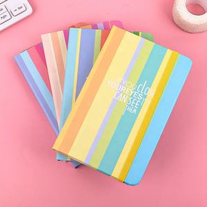 Cahier kawaii dessin animé pour écoliers A6 mignon journal <span class=keywords><strong>arc</strong></span>-<span class=keywords><strong>en</strong></span>-<span class=keywords><strong>ciel</strong></span> - Product Image 2