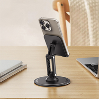 Nouveau support de téléphone magnétique rotatif à 360° flexible et pliable pour iPad, idéal pour une utilisation sur table ou bureau - Vente en gros 2025
