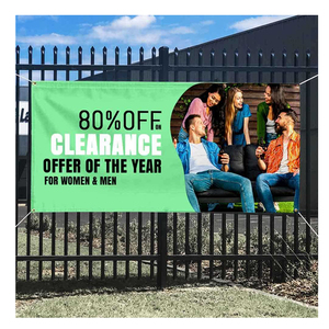 Giá rẻ frontlit kỹ thuật số in logo đầy đủ màu sắc với khoen quảng cáo thể thao ngoài trời hàng rào Flex Vinyl tùy chỉnh <span class=keywords><strong>PVC</strong></span> biểu ngữ - Product Image 3