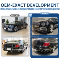 Kit de carrosserie en carbone pour Bentley Flying eperon, jupes latérales de voiture, lèvre avant, arrière, aile de canard, nouvelle collection 2022, Style W12