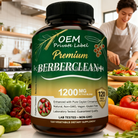 Capsules de Berbérine HCL 1200mg haute puissance avec cannelle de Ceylan authentique pour adultes