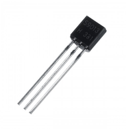 ODM New PENPOS 24 Jenis Transistor Silikon In-Line NPN / PNP Paket Kit Aneka Komponen 2N2222