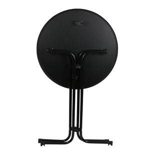 Kat düz tasarım tesviye vida tabanı yuvarlak kokteyl katlanır masa MDF üst - Product Image 4