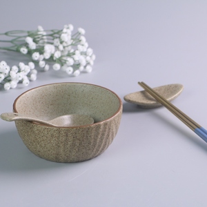 Vajilla Japonesa Moderna de porcelana, <span class=keywords><strong>cucharas</strong></span> de degustación, venta al por mayor, cuchara de servicio de sopa de mesa con mango de cerámica, cuchara de sopa China personalizada - Product Image 2