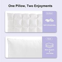 Weiche Kissen Queen-Size zum Schlafen, Stütz bett kissen, flauschiges alternatives Kissen, Luxushotel-Gel kissen