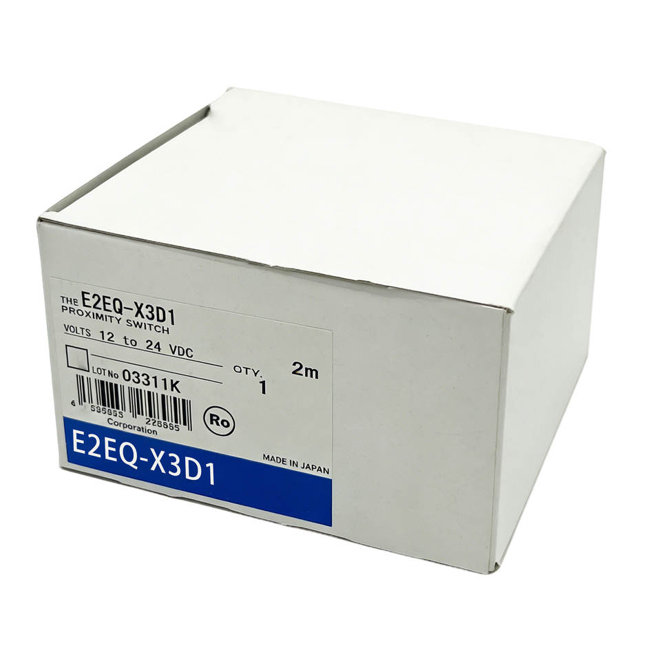 Best Quality E2EQ-X3D1 Shielded Cylindrical Inductive Proximity Sensor Splash Proof Type M12 Threaded 1Year Warranty