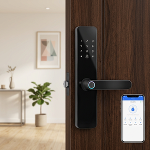 Sinon Nouveaux produits Grandes réductions 1 voie serrures de porte alexa code hôtel serrure de porte empreinte digitale serrure intelligente - Product Image 1