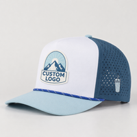 Casquette Trucker Gorras en coton et polyester mélangé, style Pro 5 panneaux, avec logo personnalisé brodé/PVC et dos en maille perforée, en gros