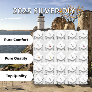 Novedad 2025, Joyerí<span class=keywords><strong>a</strong></span> de Plata 925 de Alta Gama, Dijes de Circonita Fina con Forma de <span class=keywords><strong>Letra</strong></span> para Pulseras DIY, Diseño de Copa de Cóctel Helado, para Mujer - Product Image 2