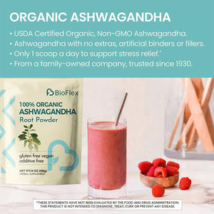 Poudre d'ashwagandha universelle populaire pour améliorer la qualité du sommeil, améliorer la mémoire, extrait naturel à base de plantes - Product Image 3