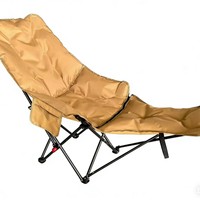 Chaise longue pliante 5 positions ; Chaise lune de camping en tissu Oxford ; Chaise pliante d'extérieur ; Chaise de camping réglable ; Intérieur/Extérieur