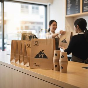 Bolsa de Regalo de Papel Negro de Lujo al por Mayor con Asas, Logotipo Personalizado Impreso, Material Ecológico y Duradero para Promoción de Marca - Product Image 3