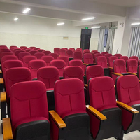 Salle de conférence universitaire coque en plastique sièges d'auditorium chaises de théâtre chaises de cinéma chaises d'église