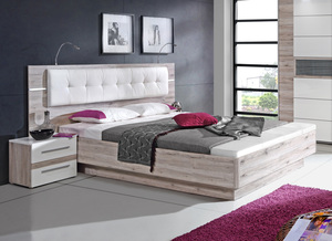 Ensembles de meubles de chambre à coucher en bois MDF de chêne blanc OEM design agréable pour la maison, le bureau, l'<span class=keywords><strong>appartement</strong></span> ou la villa - Product Image 5