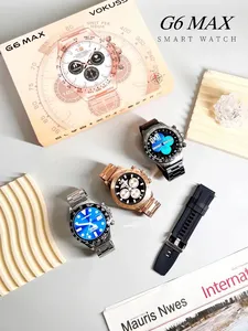 1.5 pollici Smartwatch sportivo G6 <span class=keywords><strong>MAX</strong></span> con 2 cinturini chiamata lettore musicale uomo donna Smartwatch - Product Image 3