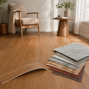 Dalles <span class=keywords><strong>de</strong></span> <span class=keywords><strong>sol</strong></span> en <span class=keywords><strong>vinyle</strong></span> LVT autocollantes à effet chêne, étanches, faciles à découper, pour cuisine et <span class=keywords><strong>salle</strong></span> <span class=keywords><strong>de</strong></span> <span class=keywords><strong>bain</strong></span>, vente en gros - Product Image 4