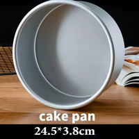 Moule à gâteau rond en acier au carbone 0,4 mm personnalisable avec revêtement antiadhésif en silicone pour four de cuisine – Vente en gros