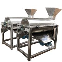 Watermeloen Grote Schaal RVS Schroefpers 500-3000kg/u voor Fruitverwerkingsbedrijf Motor Hoge Productiviteit Voldoende