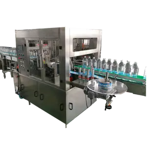 Automatic OPP Hot Melt Glue Labeling Machine for Glass PET can jar round bottle or square bottle plastic label applicator