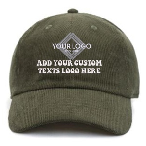 Casquette de baseball vintage unisexe, tissu imperméable élégant, visière incurvée, sangles réglables, broderie à la main à pois, logo en caoutchouc imprimé - Product Image 2