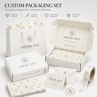 Boîtes d'emballage blanches personnalisées pour vêtements, boîtes en carton ondulé pour l'e-commerce, boîtes d'expédition pour cadeaux, ensemble de boîtes avec logo