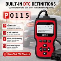 Lector de Códigos OBD2 Profesional V320, Escáner de Diagnóstico de Fallas del Motor, Eliminador de Códigos DTC, Herramienta de Reinicio de Luz de Advertencia del Motor