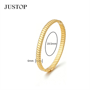 <b>Bangles</b> OEM/OEM custom waterproof stainless steel Gold plating Fashion Jewelry hypoallergenic supplies <b>indian</b> jewelry <b>bangles</b> - Product Image 4
