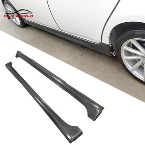 New for Prius 2013-2015 Bumper Kit Front Lip Rear Lip Side Skirts Screw-On Plastic LED - Product Image 4