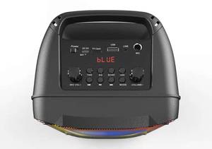 Marca de lujo <span class=keywords><strong>T</strong></span> <span class=keywords><strong>W</strong></span> S Fabricante de altavoces Flame Led Light Altavoces inalámbricos con micrófono Mini Party Speaker Partybox - Product Image 6