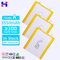 485778 3550mAh Sel Baterai OEM Semi-solid State 3.85V 5000mAh LiCoO2 Kinerja Keamanan Tinggi 500 Siklus Baterai Lithium