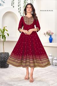 Nuevo vestido de rayón de diseñador exclusivo con bordado para fiesta de mujer y ocasión de boda a un precio asequible - Product Image 4