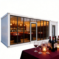 Bureau modulaire conteneurisé à installation rapide et personnalisable, maison conteneurisée préfabriquée détachable avec chambre et cuisine