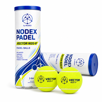 Balles de padel à grande vitesse, approuvées FIP, 45% laine, fabriquées par une usine OEM de premier plan