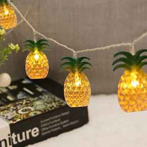 Dứa Chuỗi Đèn Giáng Sinh Trang Trí Nội Thất Chuỗi Cổ Tích Đèn Đảng Nhiệt đới Tiki Quà Tặng Vườn Kỳ Nghỉ Chiếu Sáng - Product Image 1