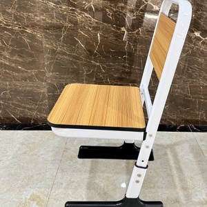 School <b>Desk</b> And Chair Set Two Person Seat <b>Solid</b> <b>Wood</b> Modern Minimalist Style For School Use - Product Image 5