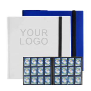 Carpeta de PVC de 6 Colores con <span class=keywords><strong>360</strong></span> Bolsillos de Carga Lateral, Álbum de Fotos para Colección de Tarjetas Coleccionables, Carpeta con Páginas Interiores Fijas - Product Image 5