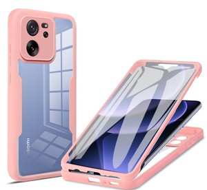 360 Cover completa trasparente trasparente antiurto custodia per cellulare per Xiaomi Mi 13T Pro K60 Ultra po X5 Pro A1 <span class=keywords><strong>A2</strong></span> - Product Image 1