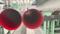 Tuyau d'incendie en acier au carbone ERW homologué UL FM avec revêtement époxy ou rouge pour systèmes de lutte contre l'incendie et soudage